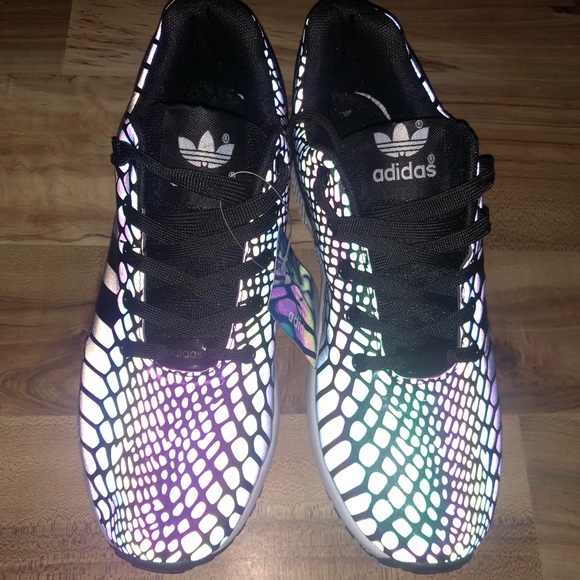 reflective adidas shoes